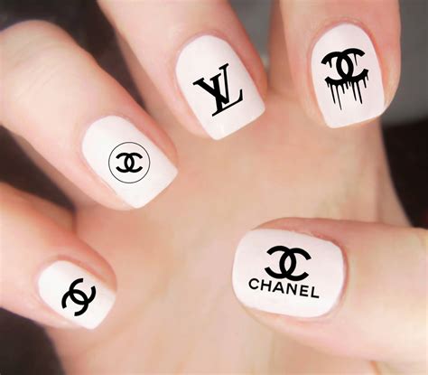 chanel nail decal stickers|chanel nail stickers for sale.